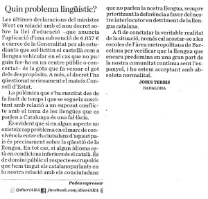 La falacia del problema lingüistic