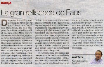 La gran relliscada de Faus