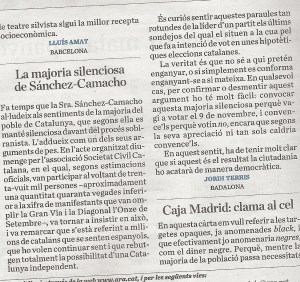 LA MAJORIA SILENCIOSA DE SANCHEZ CAMACHO