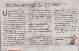 REFLEXIONES SOBRE EL ACCIDENTE DE GERMANWINGS