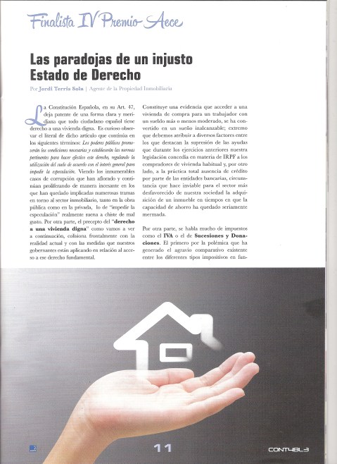 Las Paradojas de un injusto estado de derecho (1)