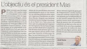 L'OBJECTIU ÉS EL PRESIDENT MAS